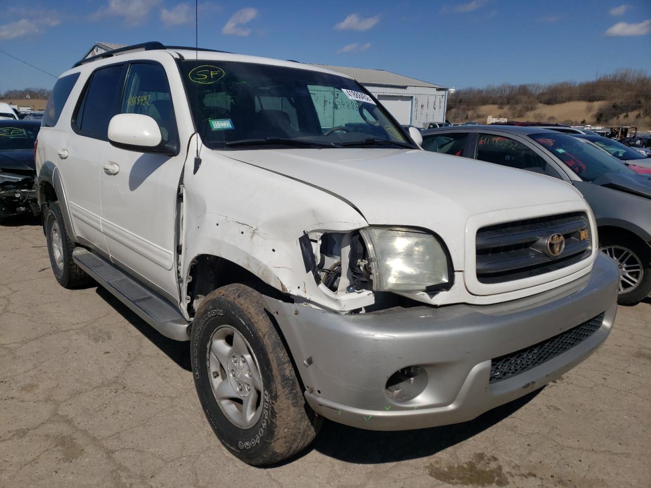 TOYOTA SEQUOIA SR 2002 with VIN 5TDBT44A32S069792 - Photo from auction