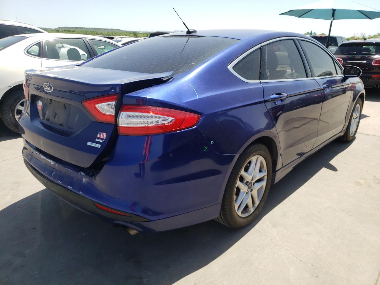 Photo 4 from auction – 2014 FORD FUSION SE with VIN 3FA6P0HDXER315348