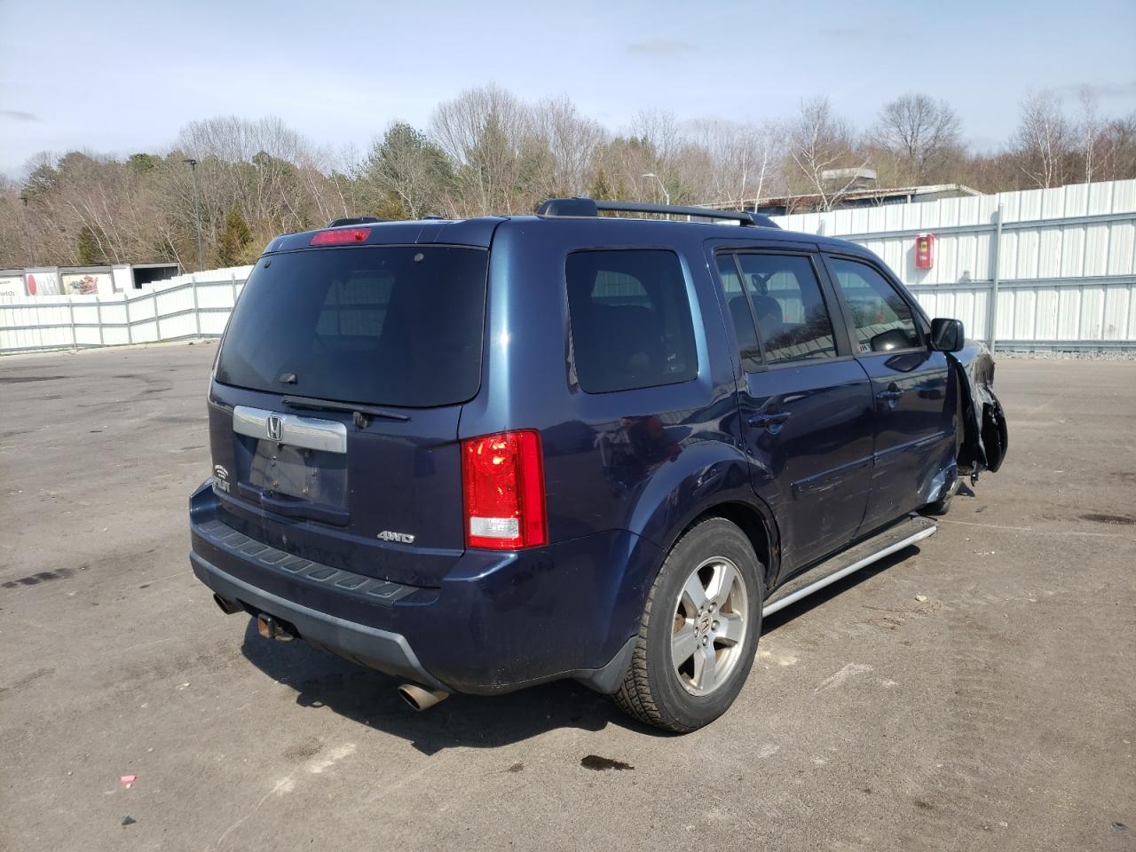 Photo 4 from auction – 2009 HONDA PILOT EXL with VIN 5FNYF48609B056679