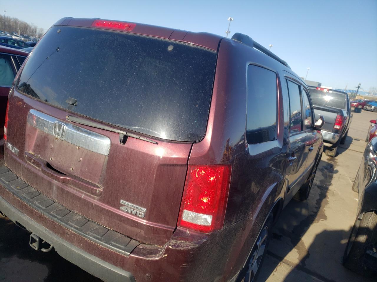 Photo 4 from auction – 2009 HONDA PILOT TOUR with VIN 5FNYF48939B014579