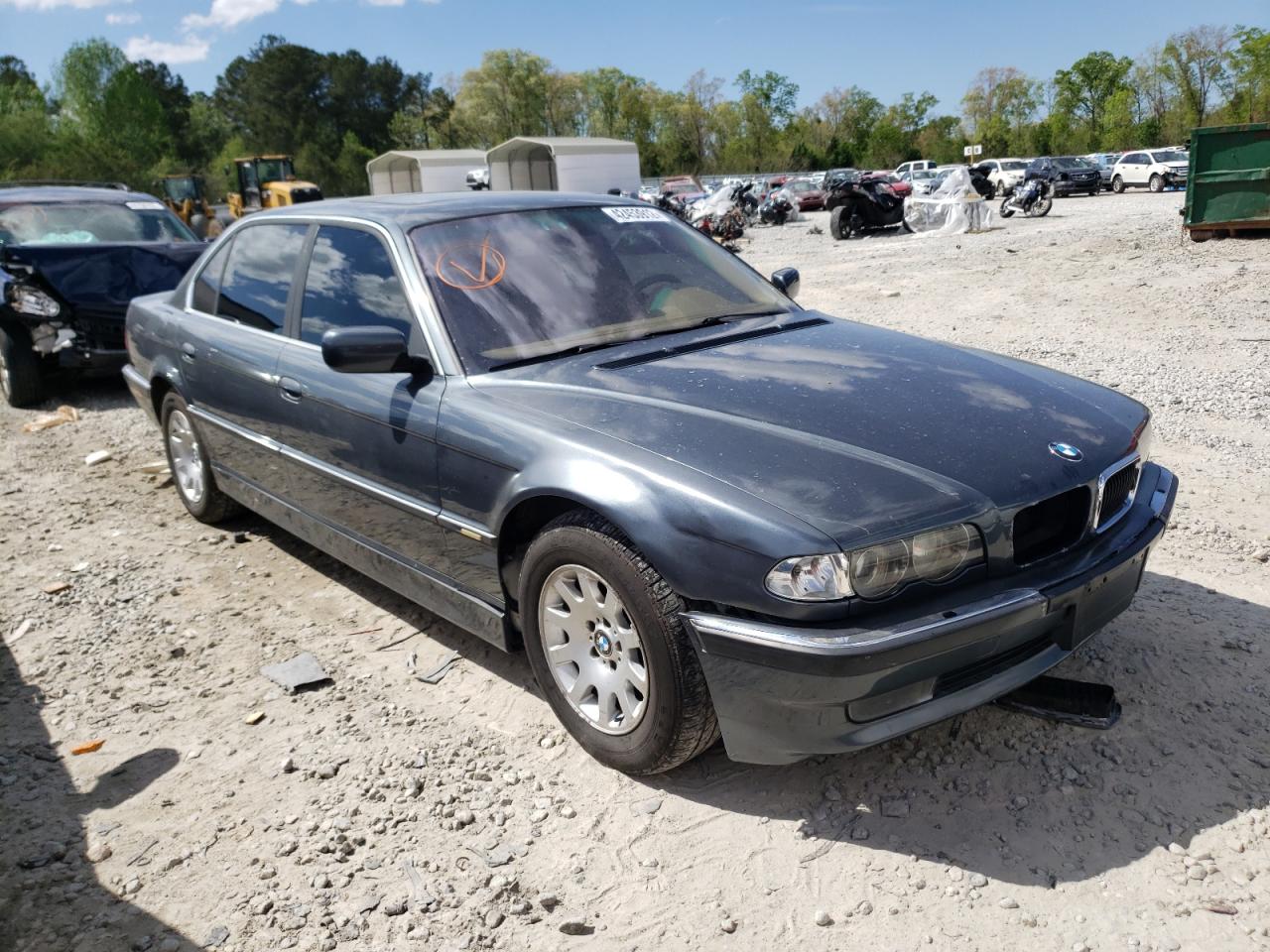 BMW 740 IL 2001 with VIN WBAGH83441DP19490 - Photo from auction