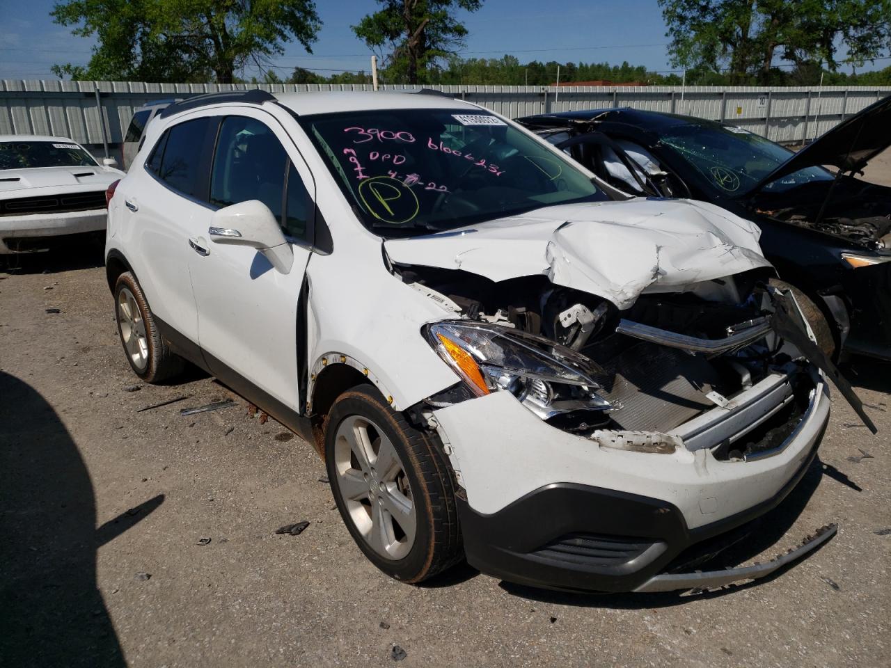 BUICK ENCORE 2016 with VIN KL4CJASB5GB681523 - Photo from auction