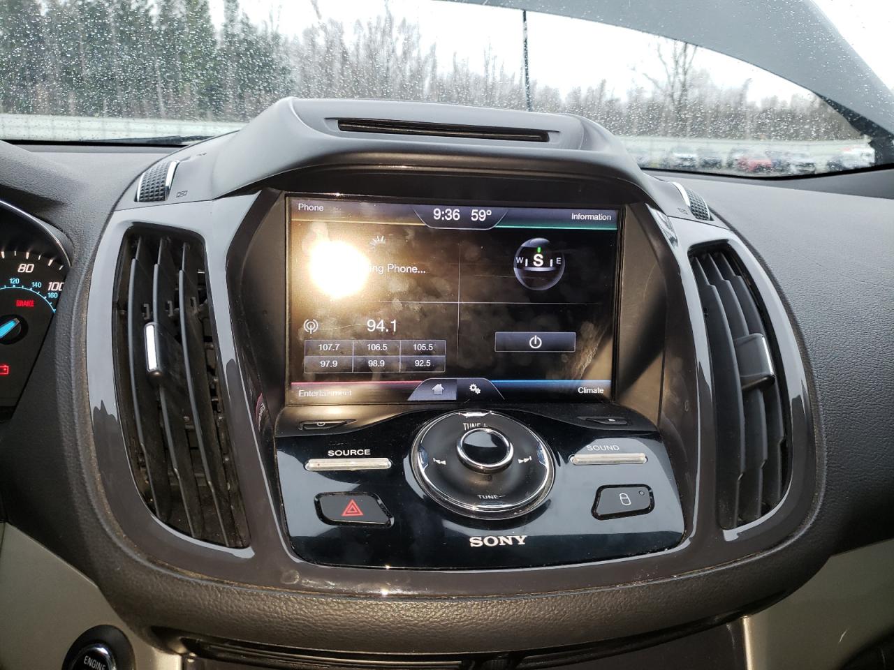 Photo 9 from auction – 2013 FORD ESCAPE SEL with VIN 1FMCU0H98DUC84461