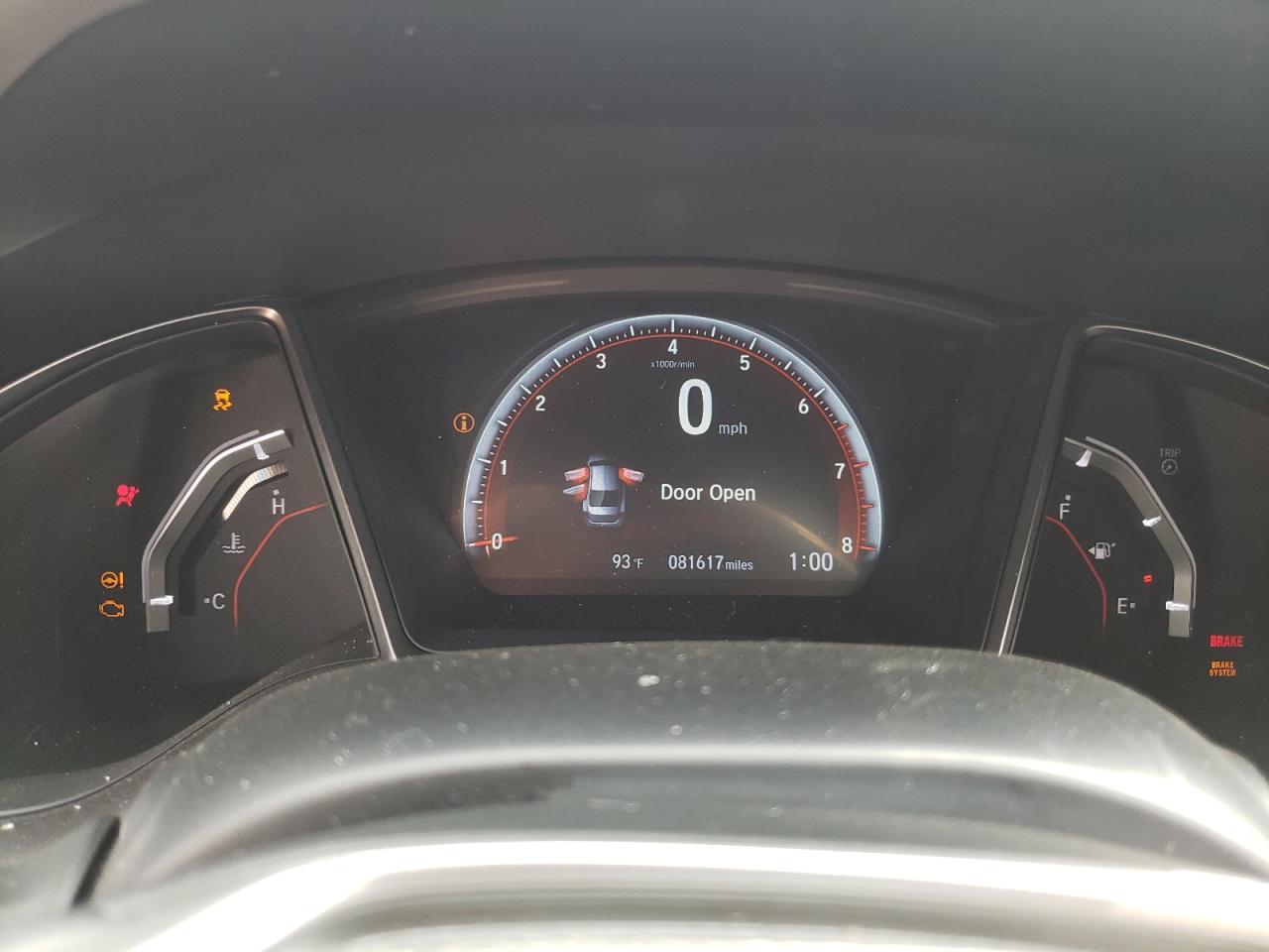 Photo 8 from auction – 2017 HONDA CIVIC SI with VIN 2HGFC1E55HH707311