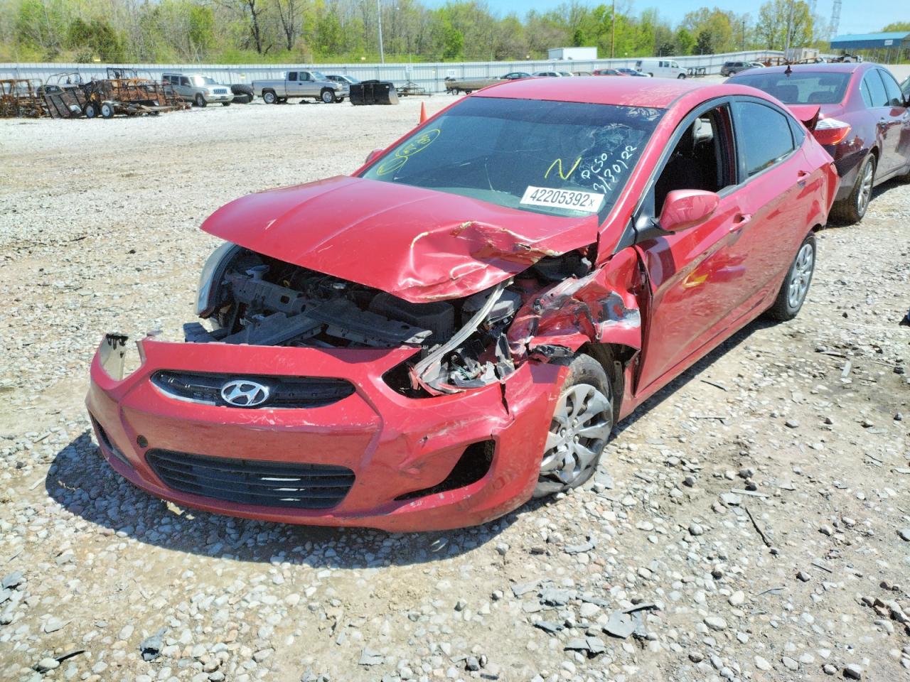Photo 2 from auction – 2015 HYUNDAI ACCENT GLS with VIN KMHCT4AE5FU822392