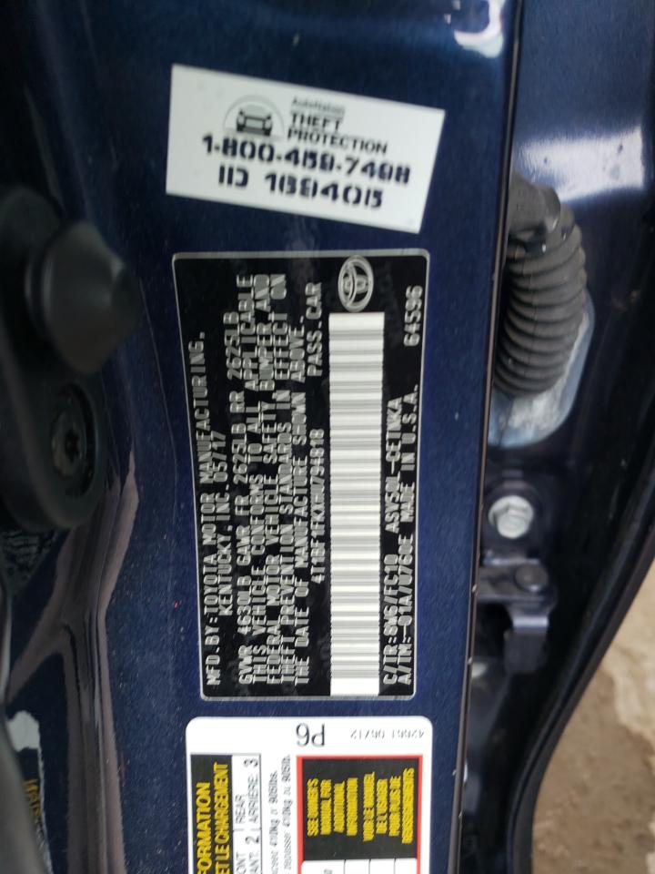 Photo 10 from auction – 2017 TOYOTA CAMRY LE with VIN 4T1BF1FKXHU794818