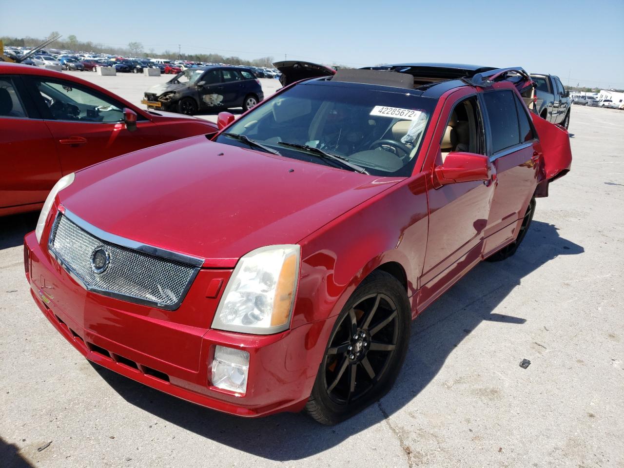 Photo 2 from auction – 2008 CADILLAC SRX with VIN 1GYEE53A880138366