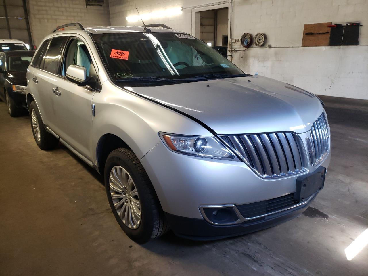 LINCOLN MKX 2012 with VIN 2LMDJ6JK2CBL07190 - Photo from auction