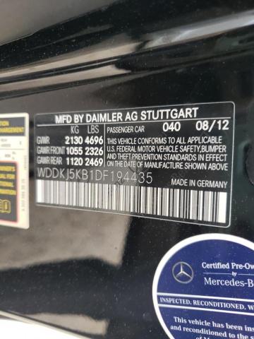 Photo 10 from auction – 2013 MERCEDES-BENZ E 350 with VIN WDDKJ5KB1DF194435
