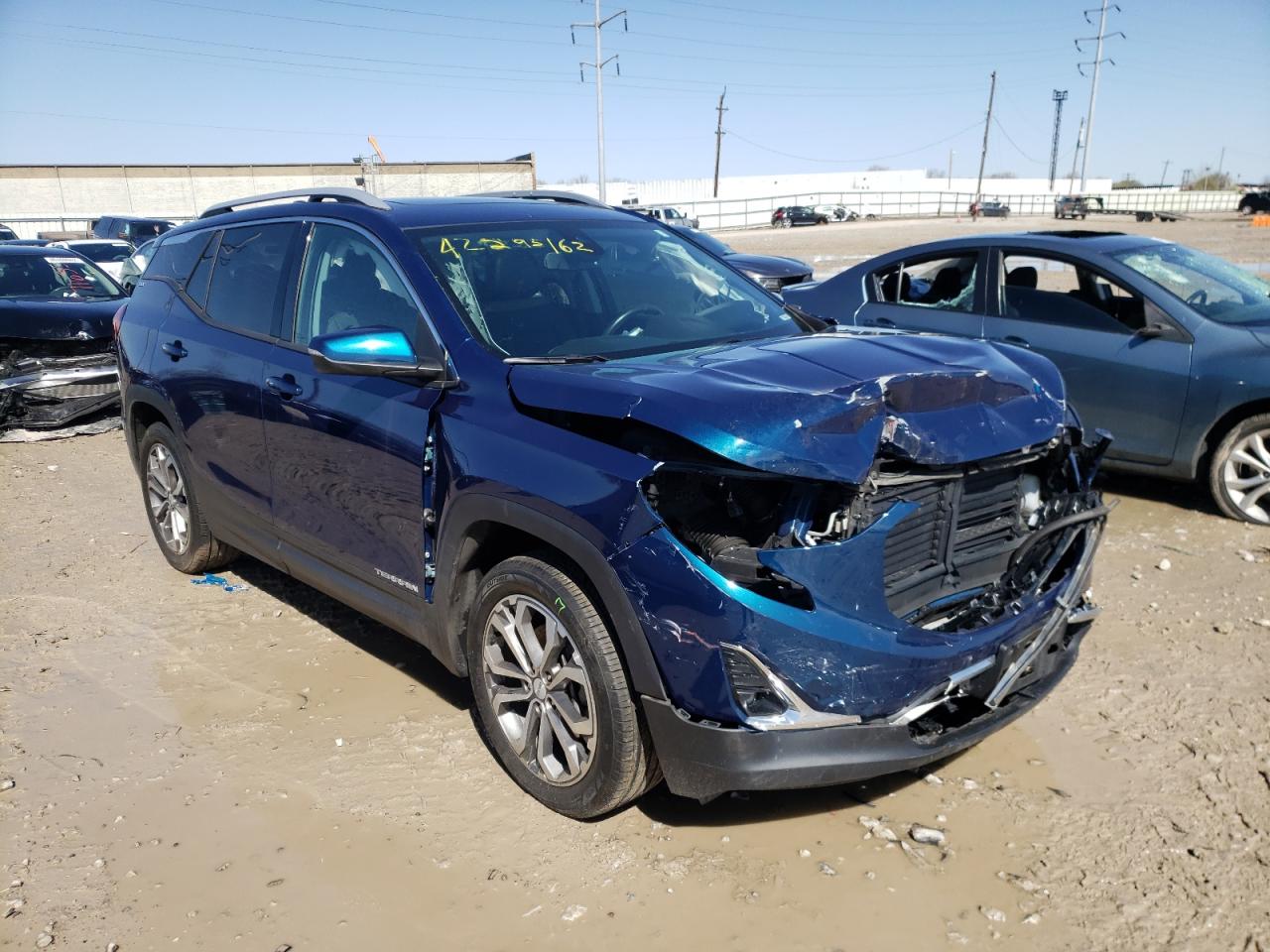 GMC TERRAIN SL 2020 with VIN 3GKALPEX6LL185385 - Photo from auction