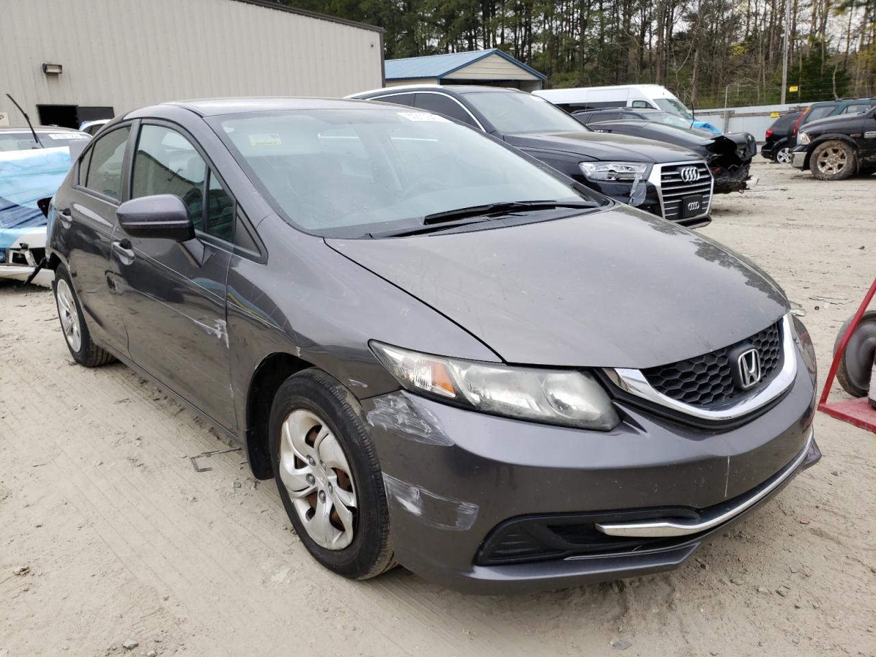 HONDA CIVIC LX 2014 with VIN 19XFB2F57EE225548 - Photo from auction