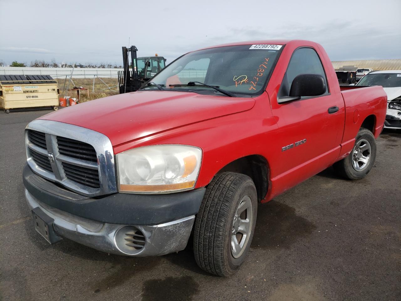 Photo 2 from auction – 2006 DODGE RAM 1500 S with VIN 1D7HA16K36J238867