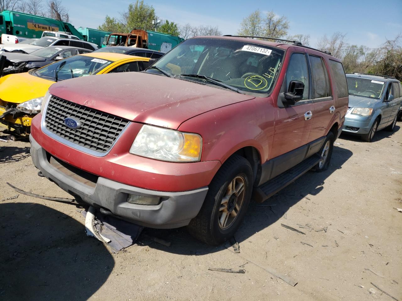 Photo 2 from auction – 2003 FORD EXPEDITION with VIN 1FMFU16L43LA35452