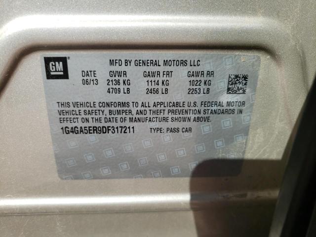Photo 10 from auction – 2013 BUICK LACROSSE with VIN 1G4GA5ER9DF317211