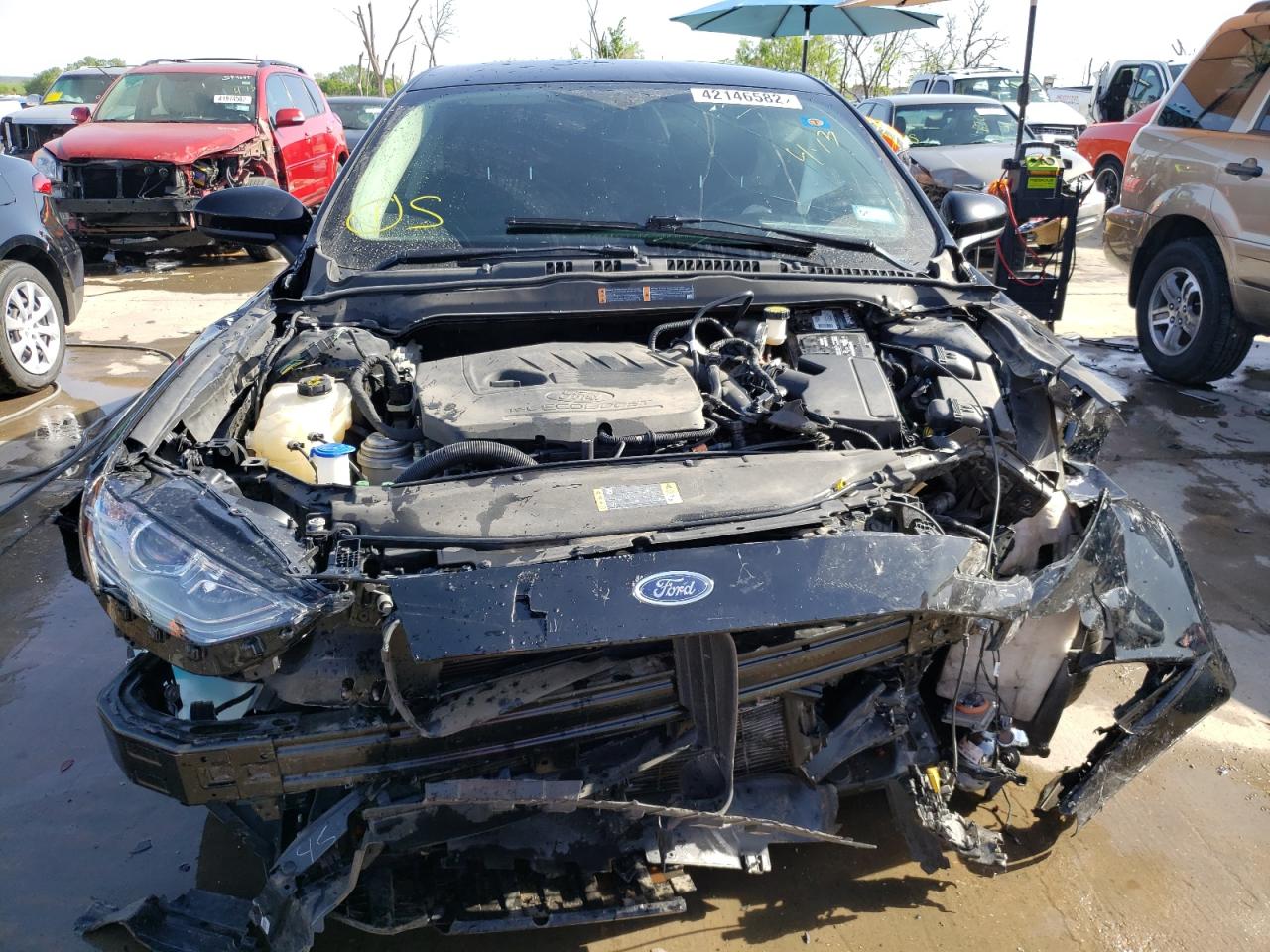 Photo 9 from auction – 2017 FORD FUSION SE with VIN 3FA6P0HD3HR221221