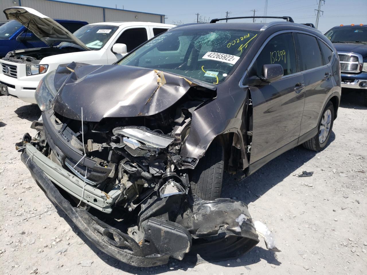 Photo 2 from auction – 2012 HONDA CR-V EXL with VIN 5J6RM3H79CL002261