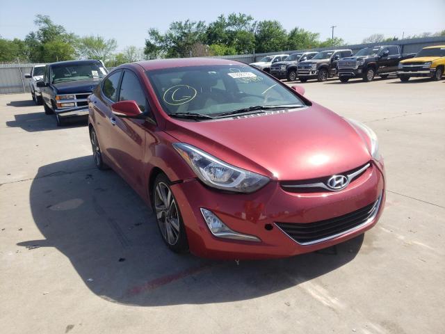 HYUNDAI ELANTRA 2016 with VIN 5NPDH4AE0GH654070 - Photo from auction