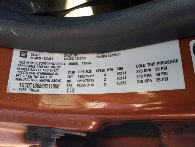 Photo 10 from auction – 2006 CHEVROLET COLORADO with VIN 1GCDT136868211696