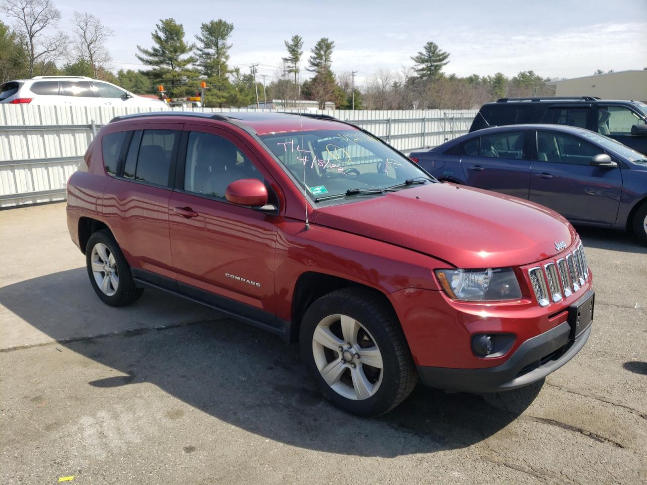 JEEP COMPASS LA 2014 with VIN 1C4NJDEB3ED817189 - Photo from auction