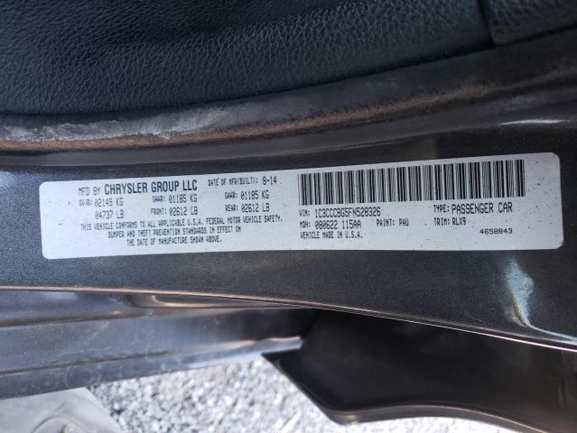 Photo 10 from auction – 2015 CHRYSLER 200 S with VIN 1C3CCCBG5FN528326