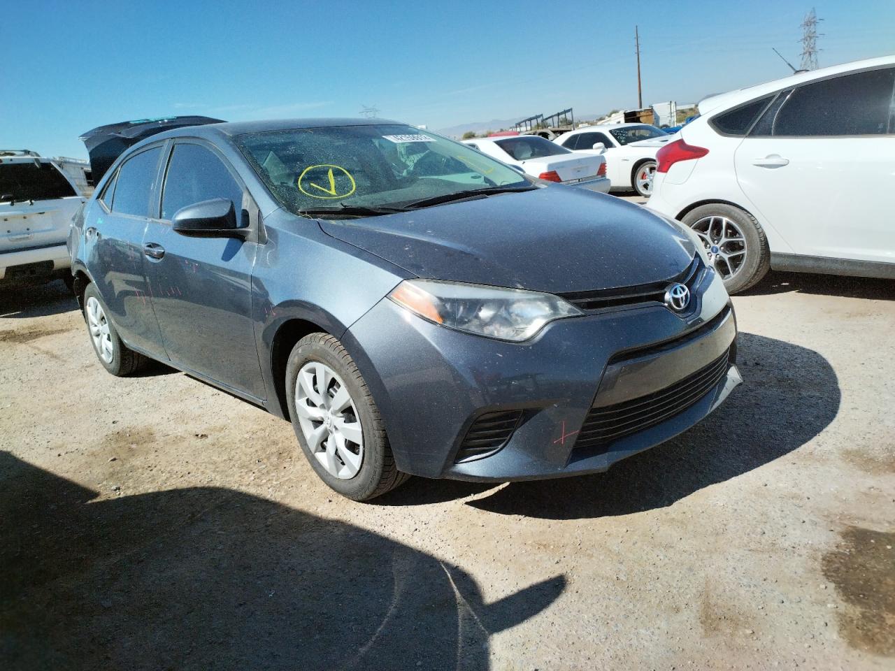 TOYOTA COROLLA L 2016 with VIN 2T1BURHE2GC707795 - Photo from auction