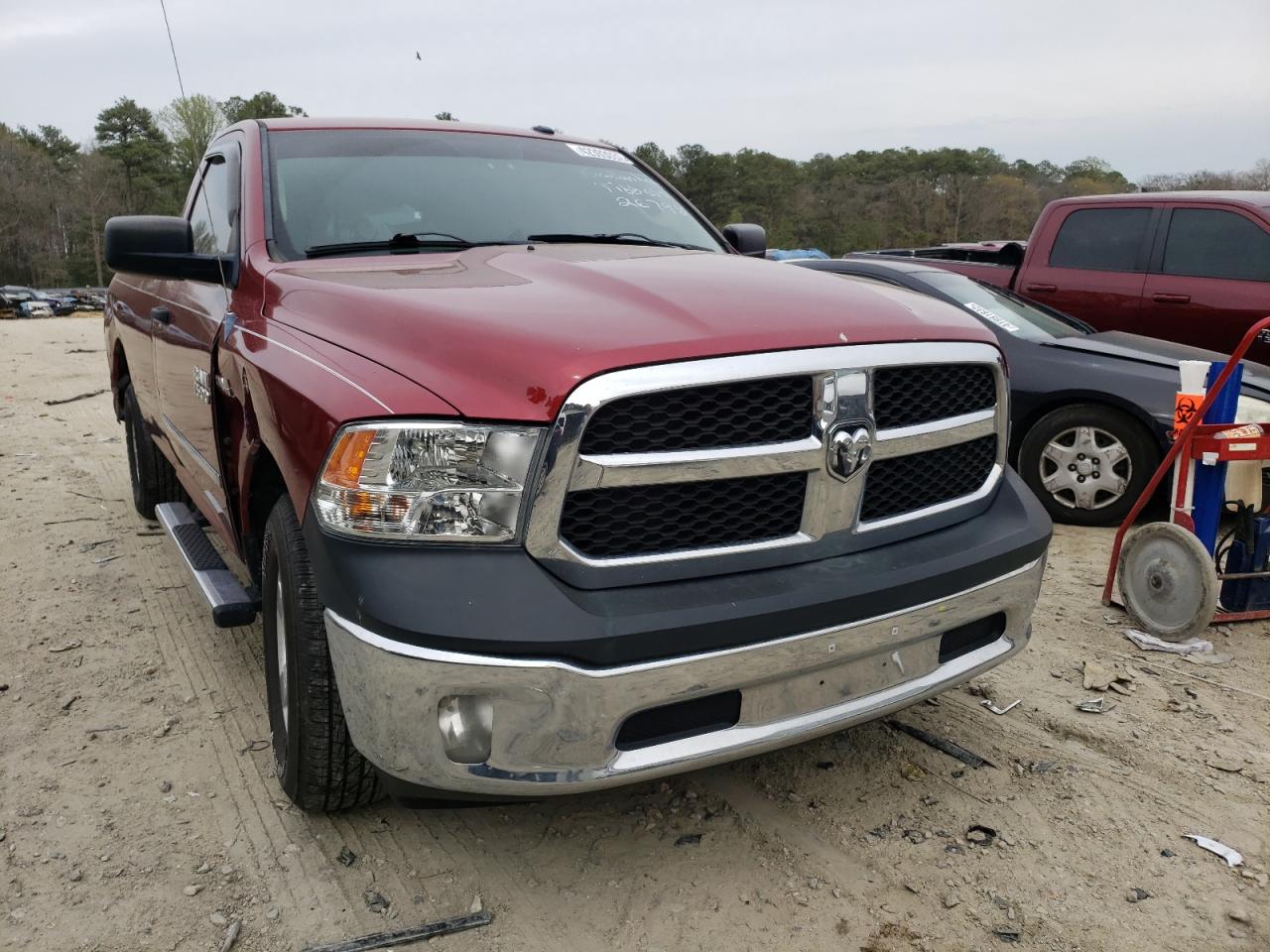RAM 1500 ST 2013 with VIN 3C6JR7DT8DG502898 - Photo from auction