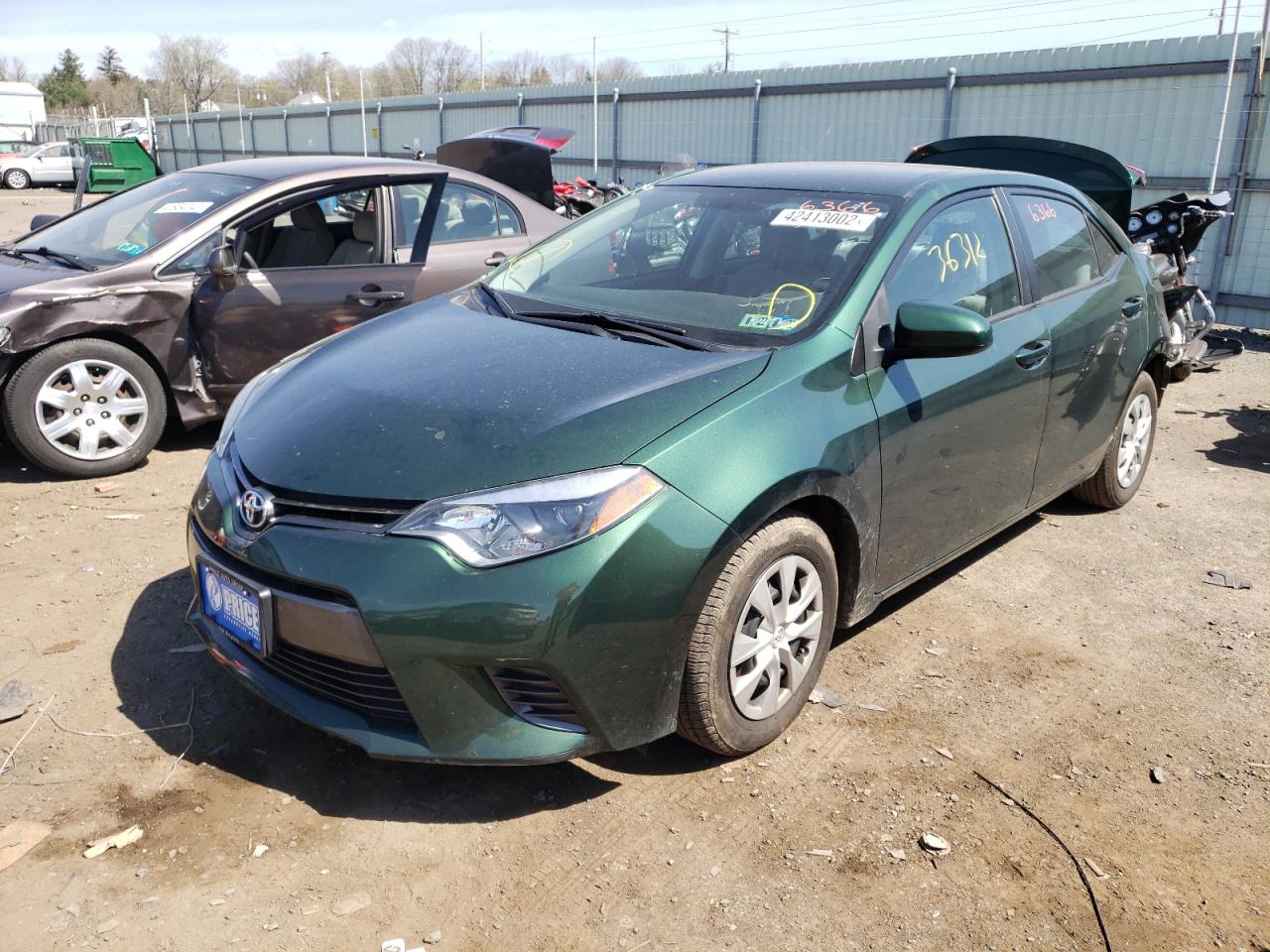 Photo 2 from auction – 2016 TOYOTA COROLLA EC with VIN 2T1BPRHE8GC543430
