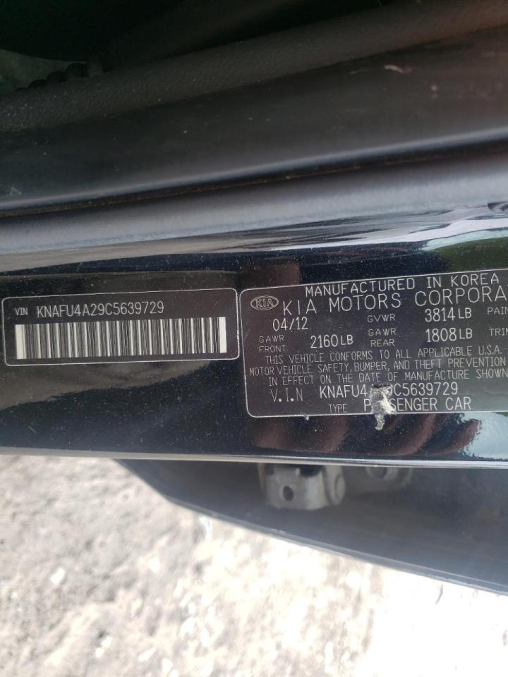 Photo 10 from auction – 2012 KIA FORTE EX with VIN KNAFU4A29C5639729