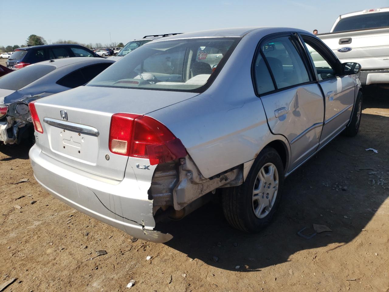 Photo 4 from auction – 2002 HONDA CIVIC LX with VIN 2HGES16682H579692