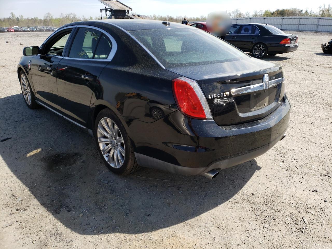 Photo 3 from auction – 2012 LINCOLN MKS with VIN 1LNHL9FT1CG803469