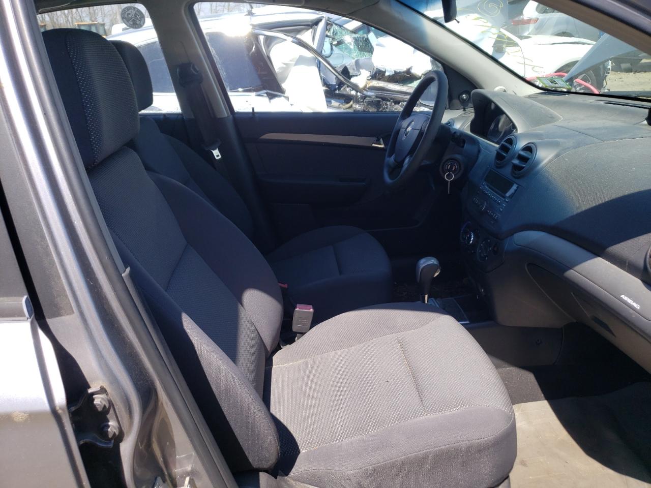 Photo 9 from auction – 2009 CHEVROLET AVEO with VIN KL1TD56E89B616359