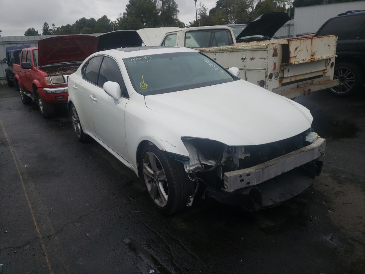 LEXUS IS 250 2012 with VIN JTHBF5C22C5184350 - Photo from auction