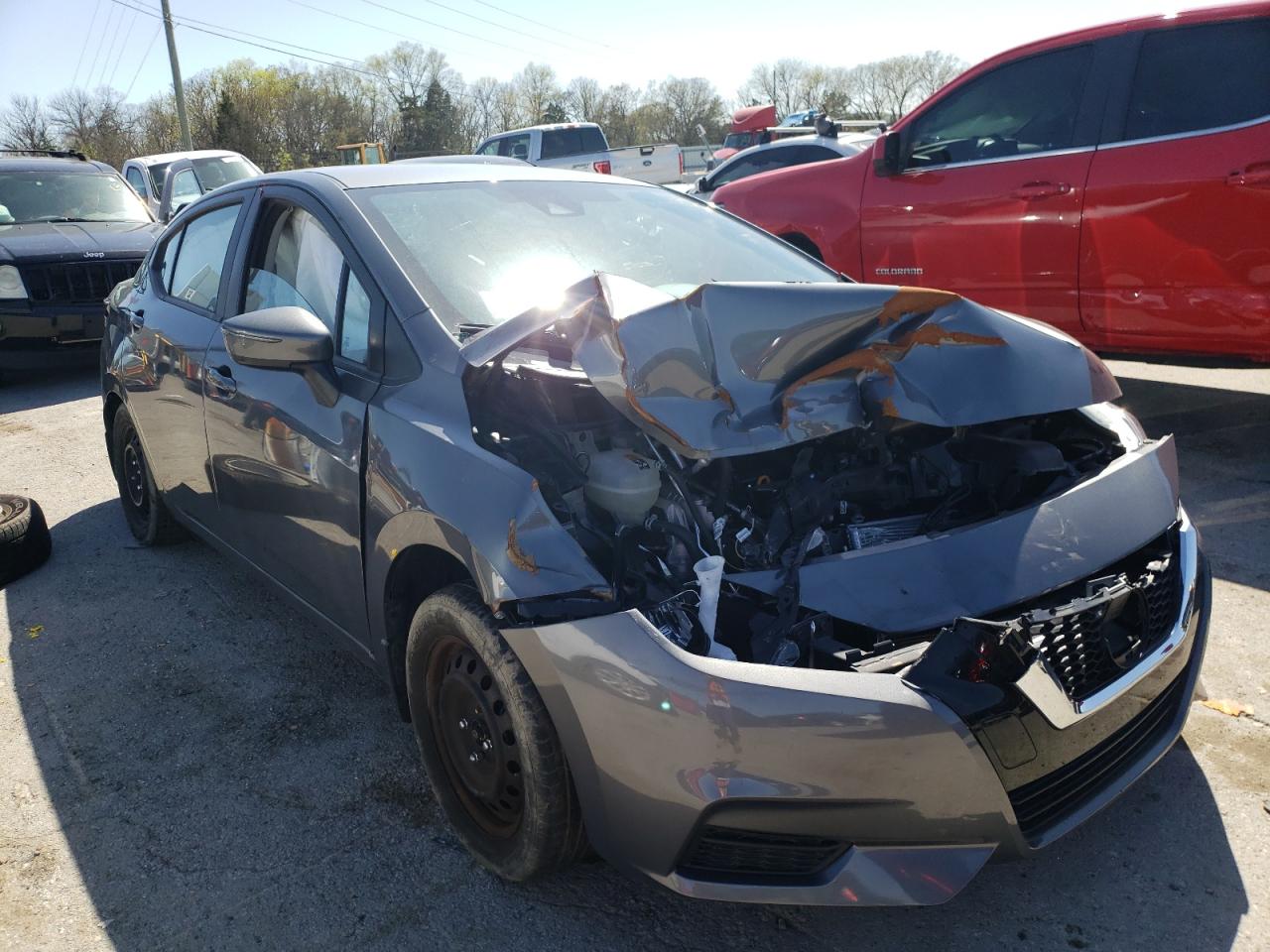 NISSAN VERSA SV 2021 with VIN 3N1CN8EVXML824634 - Photo from auction