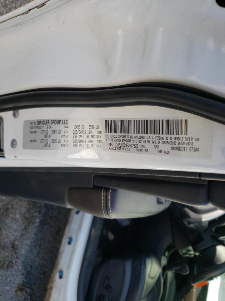 Photo 10 from auction – 2015 JEEP CHEROKEE L with VIN 1C4PJMDS8FW527529