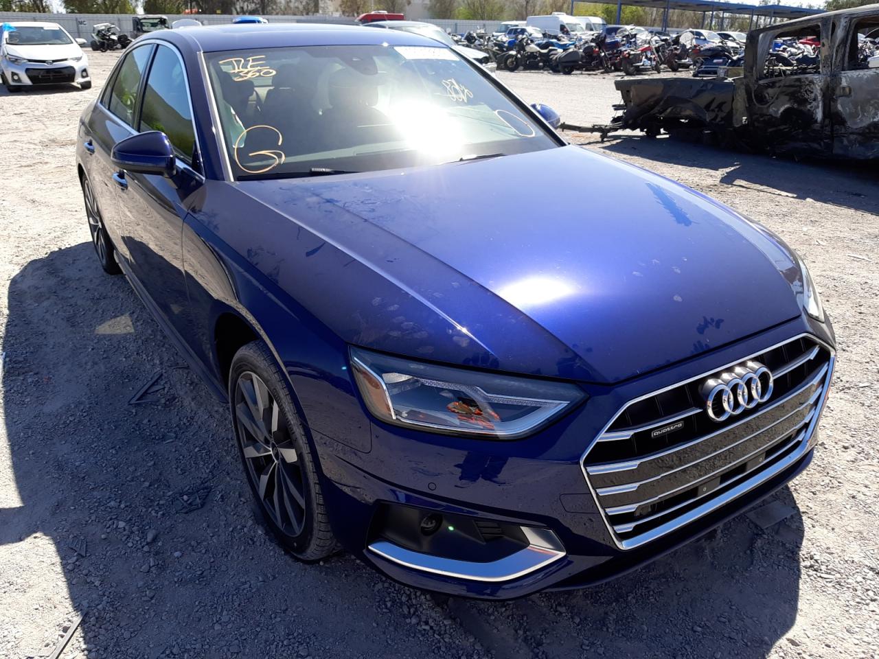 AUDI A4 PREMIUM 2022 with VIN WAUABAF44NN003697 - Photo from auction