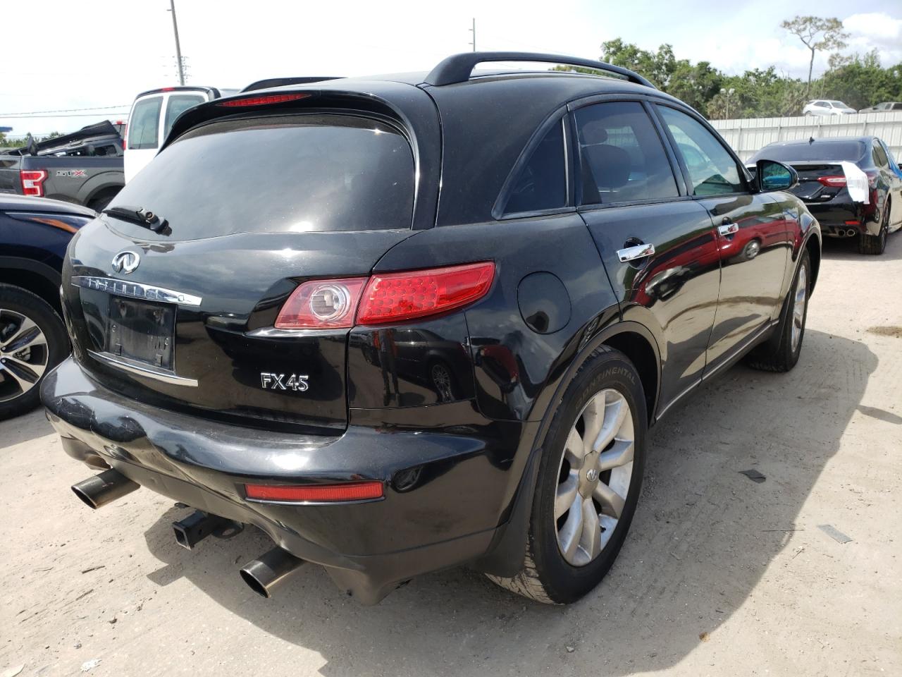 Photo 4 from auction – 2003 INFINITI FX45 with VIN JNRBS08W53X400594