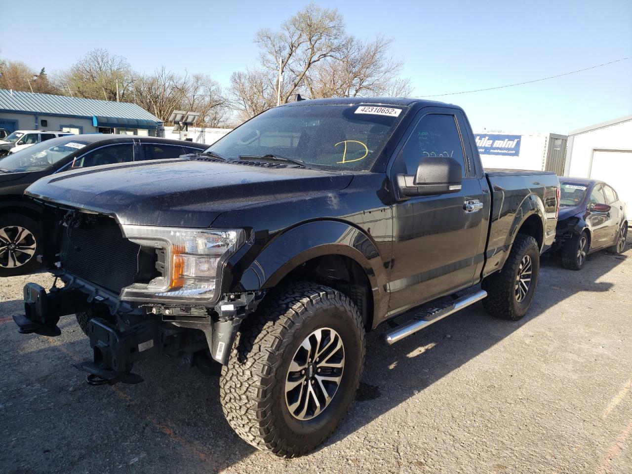Photo 2 from auction – 2019 FORD F150 with VIN 1FTMF1E52KKE78258