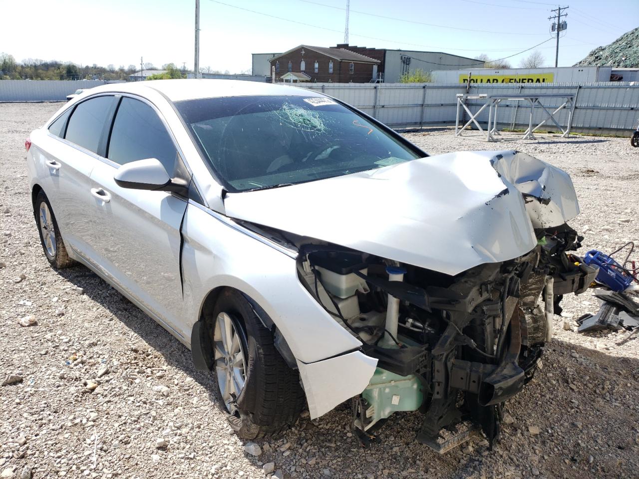 HYUNDAI SONATA SE 2015 with VIN 5NPE24AF8FH061165 - Photo from auction