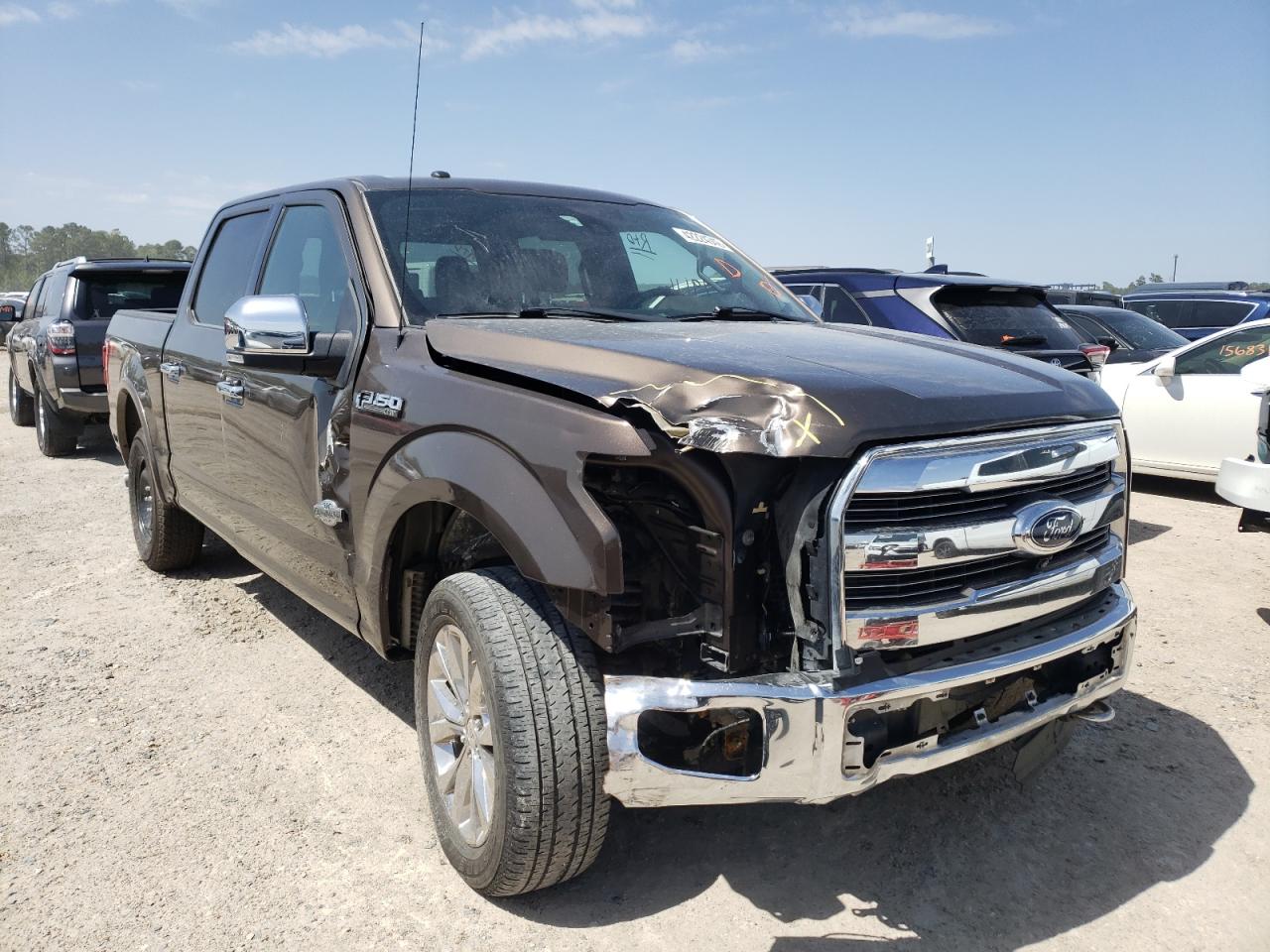 FORD F150 SUPER 2017 with VIN 1FTEW1EF6HFA45251 - Photo from auction