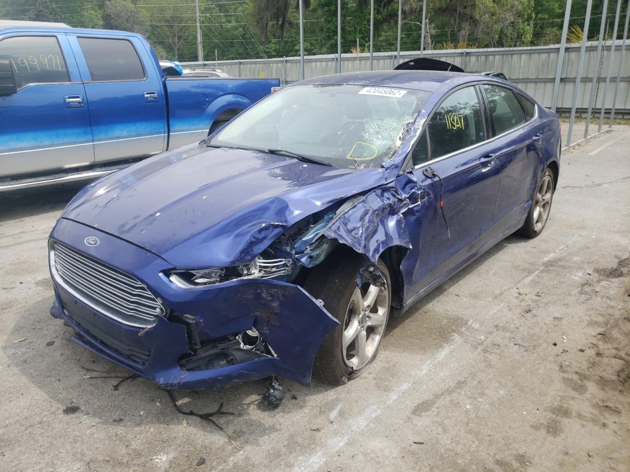 Photo 2 from auction – 2016 FORD FUSION SE with VIN 3FA6P0T98GR208255