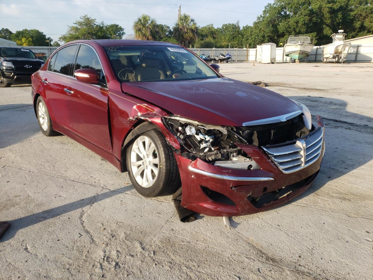 Photo 1 from auction – 2012 HYUNDAI GENESIS 3. with VIN KMHGC4DD0CU158227