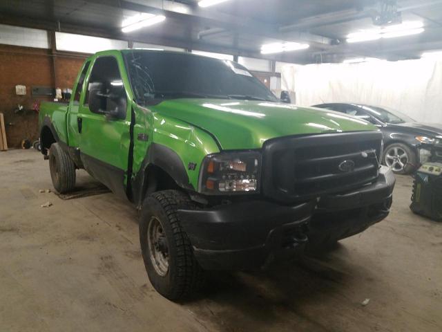 FORD F250 SUPER 2001 with VIN 1FTNX21S91EC68577 - Photo from auction