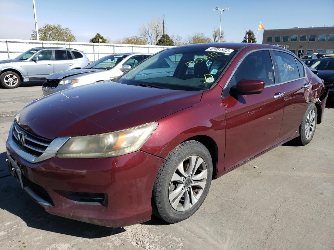 Photo 2 from auction – 2014 HONDA ACCORD LX with VIN 1HGCR2F32EA134804