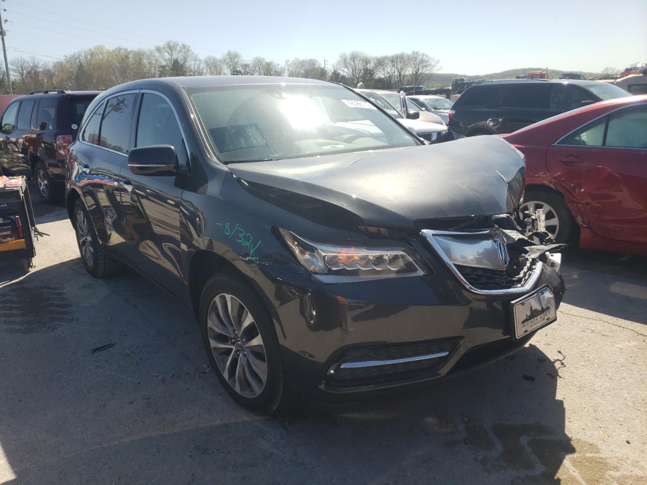 ACURA MDX TECHNO 2016 مع رقم تعريف المركبة 5FRYD4H49GB008646 - صورة من المزاد