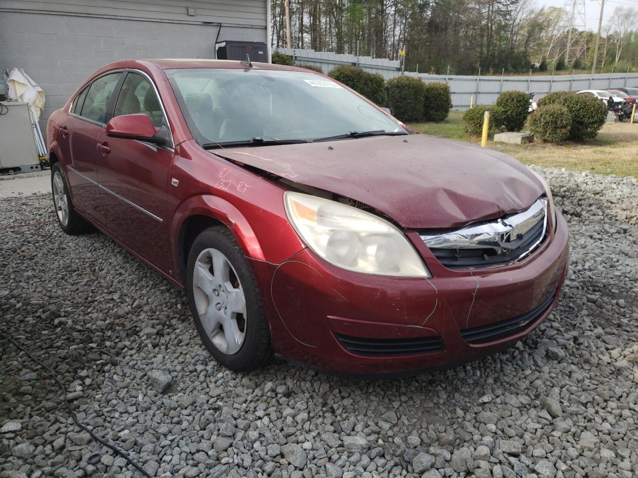 SATURN AURA XE 2008 with VIN 1G8ZS57B38F214554 - Photo from auction