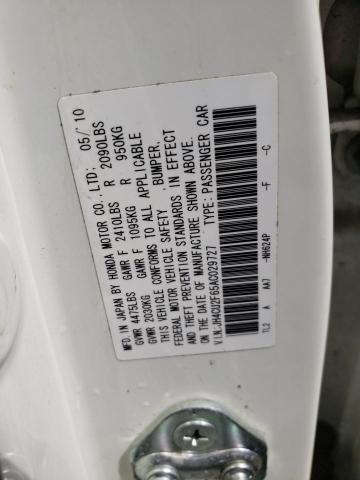 Photo 10 from auction – 2010 ACURA TSX with VIN JH4CU2F65AC029727