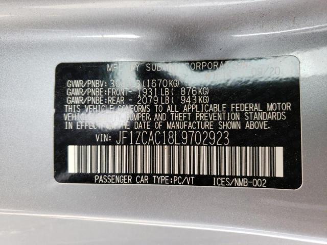 Photo 10 from auction – 2020 SUBARU BRZ LIMITE with VIN JF1ZCAC18L9702923