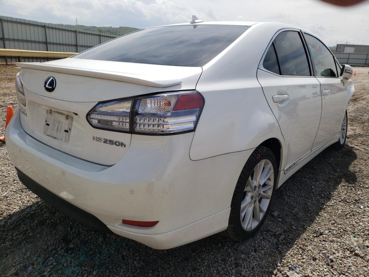 Photo 4 from auction – 2010 LEXUS HS 250H with VIN JTHBB1BA0A2019120