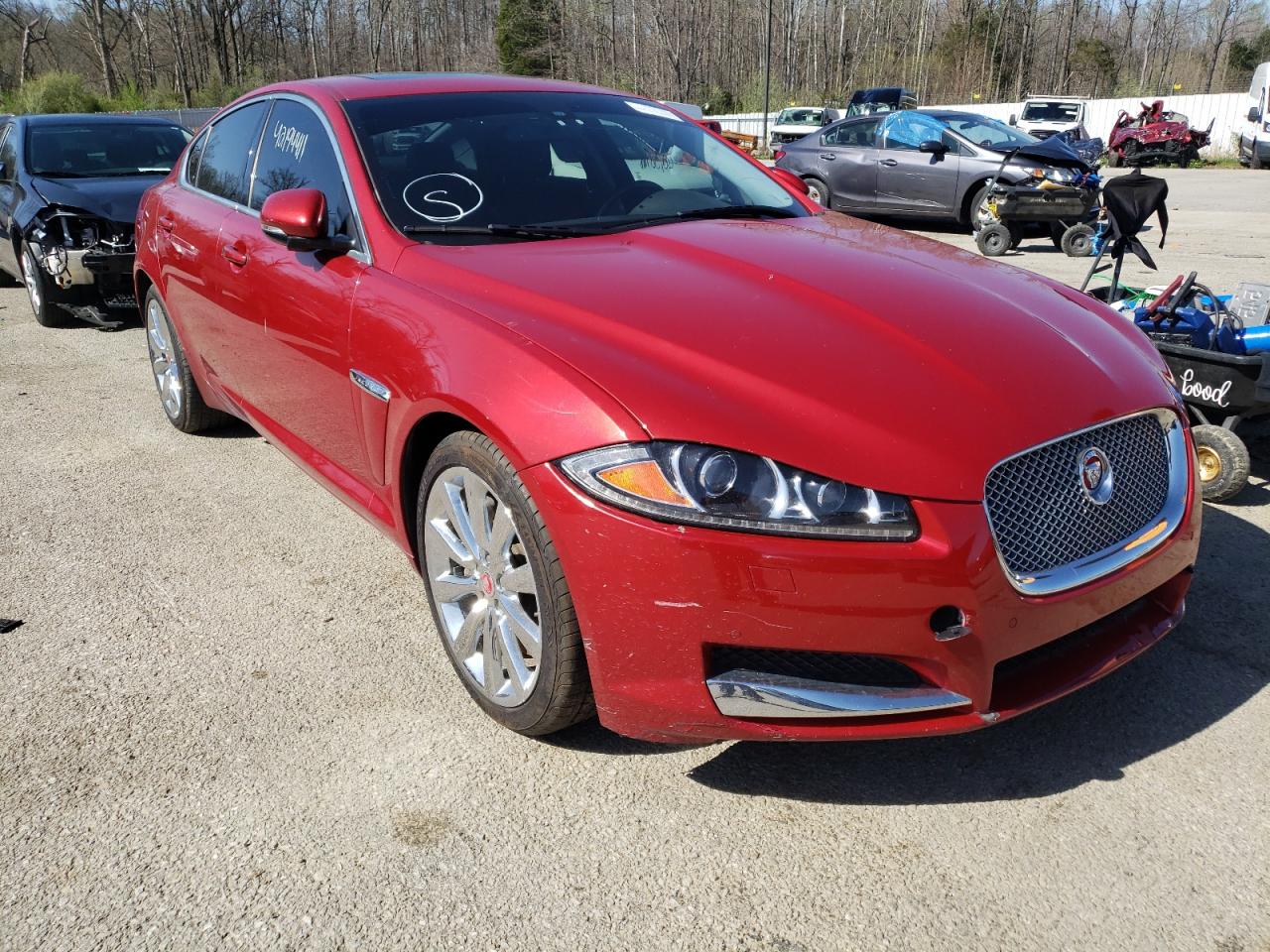 JAGUAR XF 2014 with VIN SAJWA0EX1E8U09762 - Photo from auction