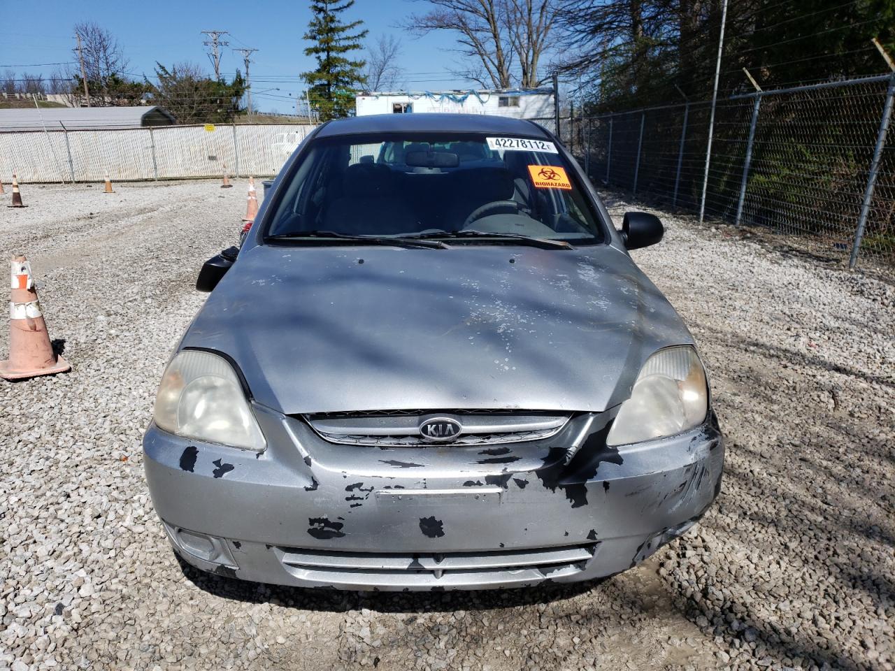 Photo 9 from auction – 2003 KIA RIO with VIN KNADC125336221100